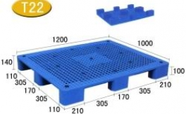 T22-九腳網(wǎng)格塑料托盤